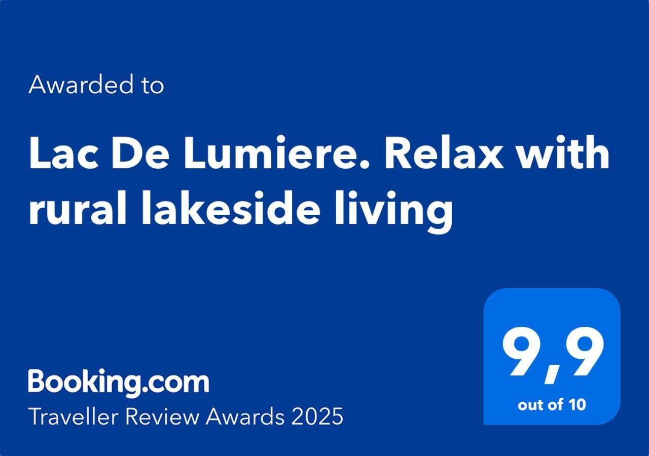 Lac De Lumiere. Relax With Rural Lakeside Living Herry Екстериор снимка
